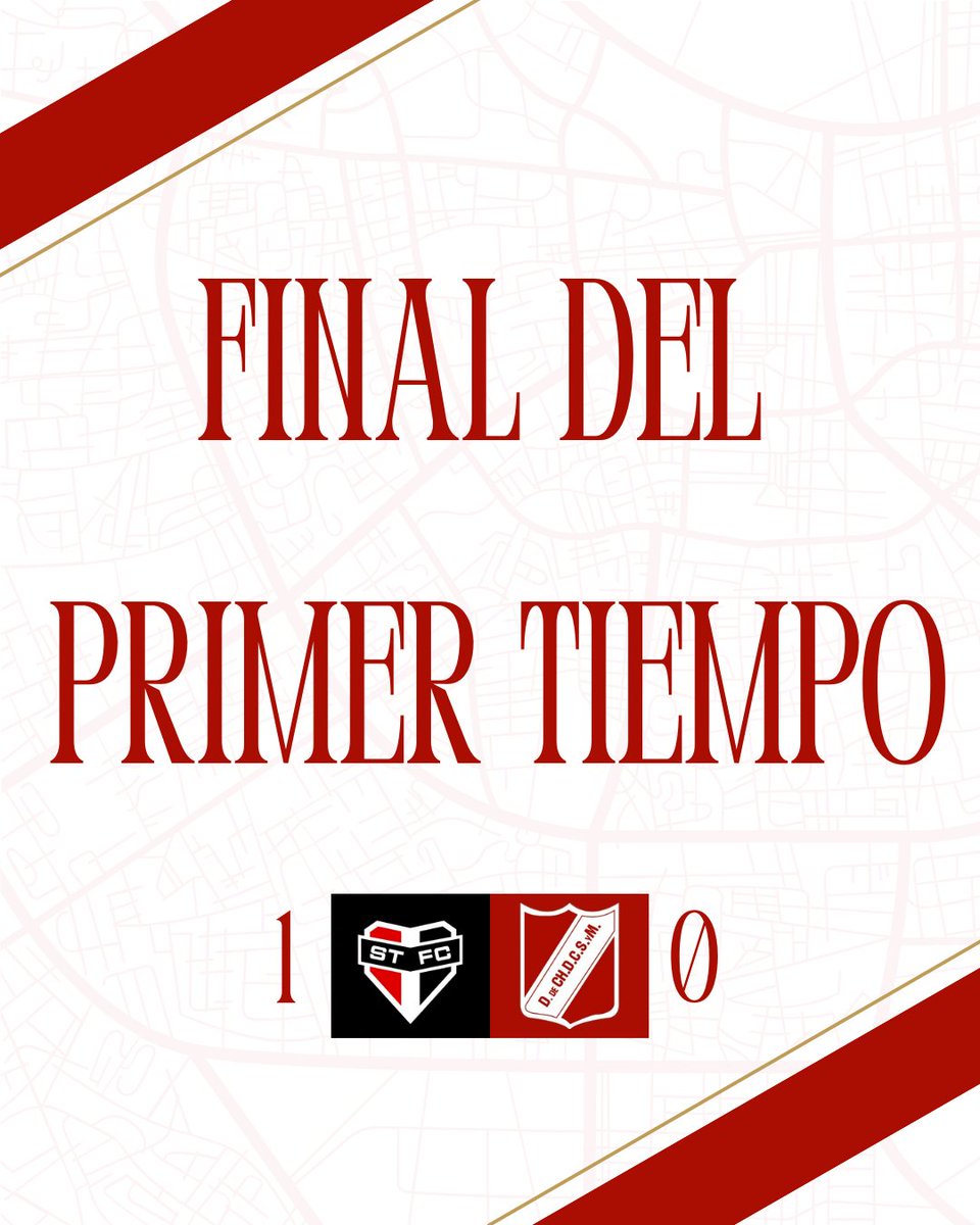 Final de la primera mitad.

#SomosElPueblo