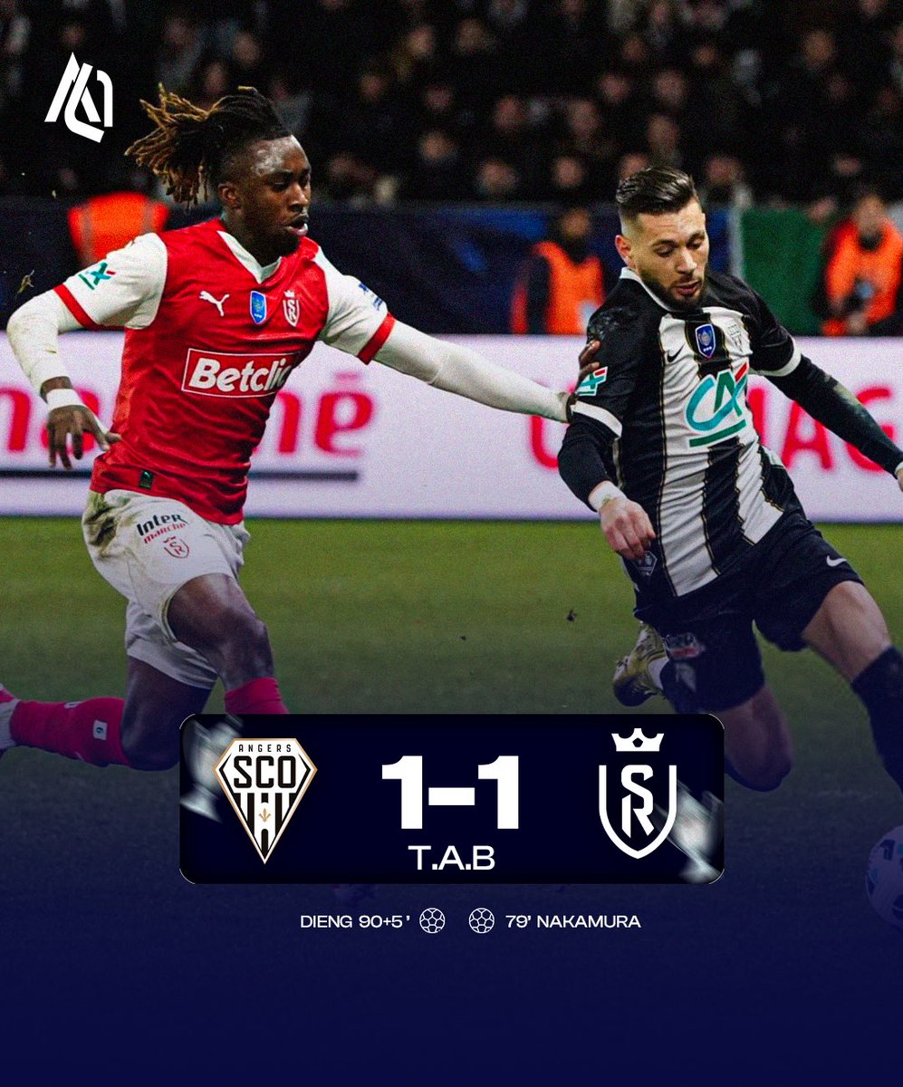 ActuL1_'s tweet image. 🚨🚨🚨 ILS L’ONT FAIT ! REIMS EST EN DEMI-FINALE DE LA COUPE DE FRANCE ! 🤯🤯❤️🤍

UNE ÉCLAIRCIE VOIT LE JOUR SUR LA CITÉ DES SACRES APRÈS TANT DE COMBATS. 🥵🥵

À UN MATCH DU STADE DE FRANCE.