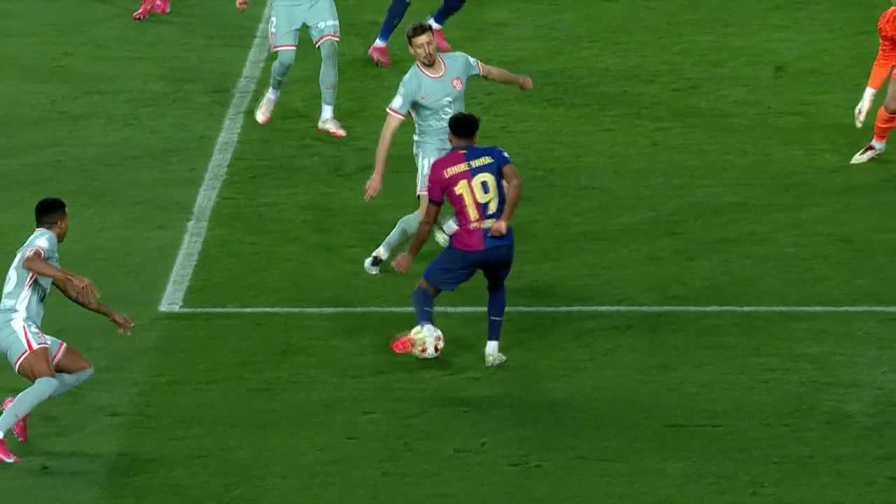 LAMINE YAMAL WITH A SPECIAL SKILL AND ASSIST TO SET UP A TAP IN FOR LEWANDOWSKI 🔥🔥🔥