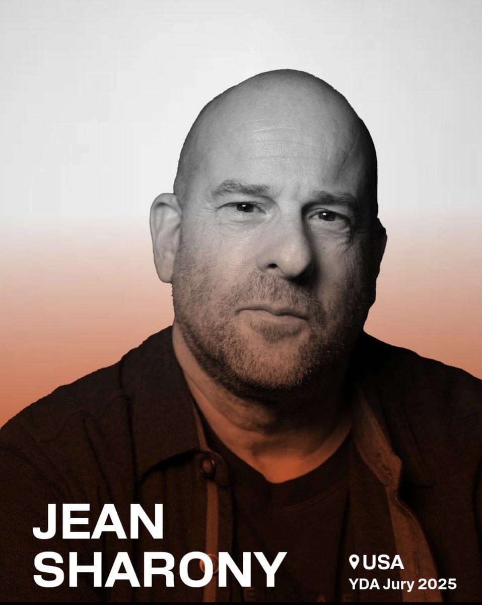 ¡Jean Sharony, productor ejecutivo y partner de Whisky, es jurado de Young Director Award!  👏🏻👏🏻

“La trayectoria laboral de Jean ha sido extensa y constante, otorgándole todo el conocimiento y experiencia que ahora posee.”

youngdirectoraward.com/jury-2025/#Jea…