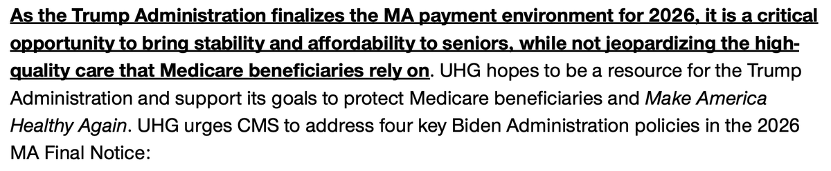 Guess who is the newest disciple of the "Make America Healthy Again" movement? UnitedHealth Group statnews.com/2025/02/25/uni…