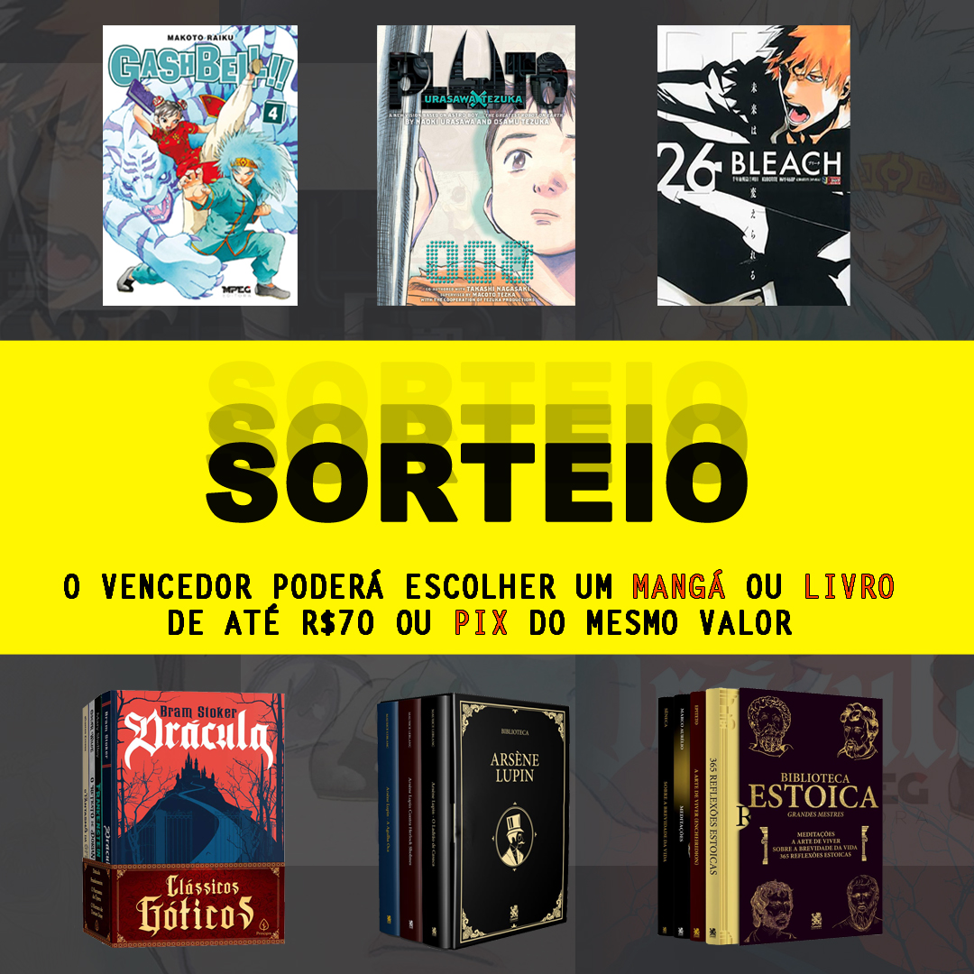 Ofertas Mangás 📕 (@ofertasmangas) on Twitter photo Novo sorteio!
O (a) vencedor (a) pode escolher qualquer Mangá/Livro da imagem na Amazon ou um PIX no valor de R$70.
Regras:
🔴 Seguir
<a href="/BionicBooks1/">Bionic - Livros e Mangás</a>
e
<a href="/OfertasMangas/">Ofertas Mangás 📕</a>
🔴 Curtir e Dar RT/Repostar o post
🔴 Comentar qual prêmio vai querer se ganhar
Resultado: 16/03 #Sorteio Novo sorteio!
O (a) vencedor (a) pode escolher qualquer Mangá/Livro da imagem na Amazon ou um PIX no valor de R$70.
Regras:
🔴 Seguir
<a href="/BionicBooks1/">Bionic - Livros e Mangás</a>
e
<a href="/OfertasMangas/">Ofertas Mangás 📕</a>
🔴 Curtir e Dar RT/Repostar o post
🔴 Comentar qual prêmio vai querer se ganhar
Resultado: 16/03 #Sorteio