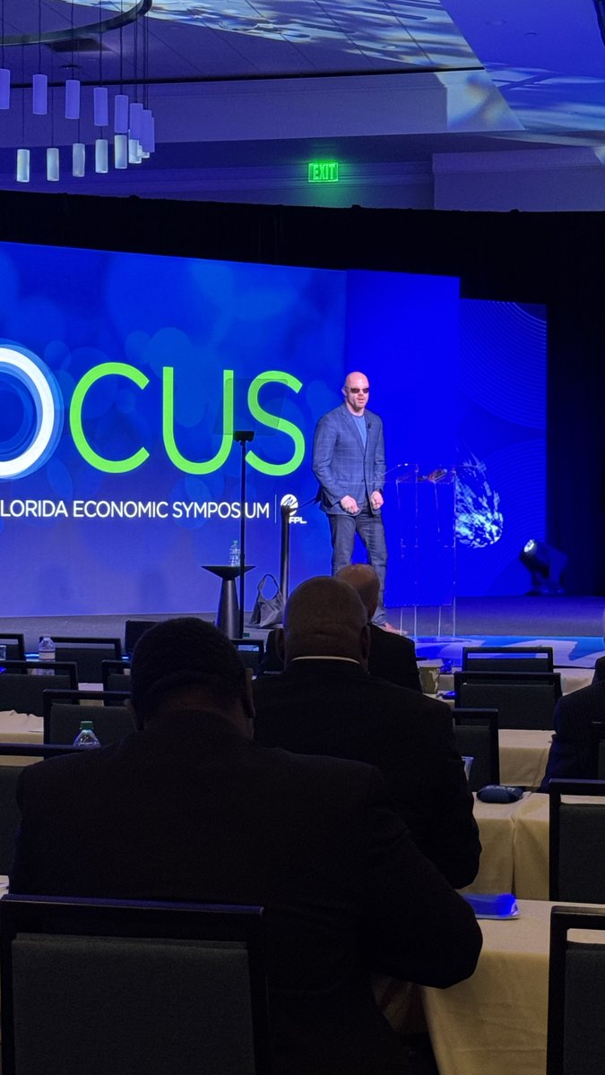 insideFPL's tweet photo. Our final speaker of day one, Chad E. Foster, lost his eyesight, but that didn’t stop him from becoming the first blind person to graduate from the Harvard Business School leadership program and a tech innovator. #OneNWFL https://t.co/tdKRmjBmYe