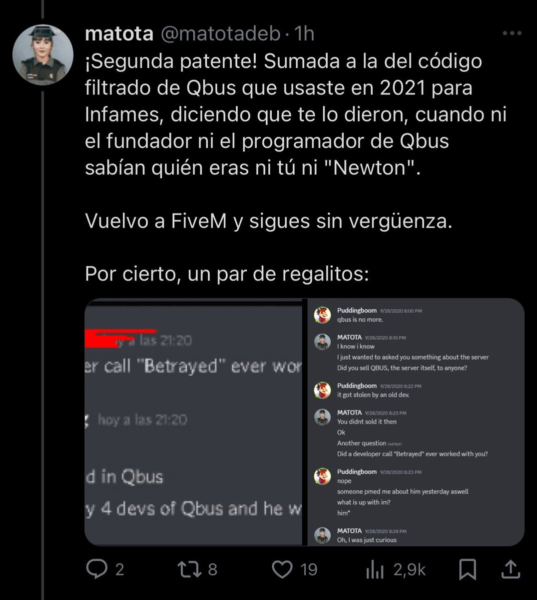 merydont69's tweet image. es que ya me jodería ser tan mogolico y mandar al programador de tu server roñoso a &quot;filtrar cosas&quot; JUSTAMENTE antes de la apertura de este 🤡🫵🏻