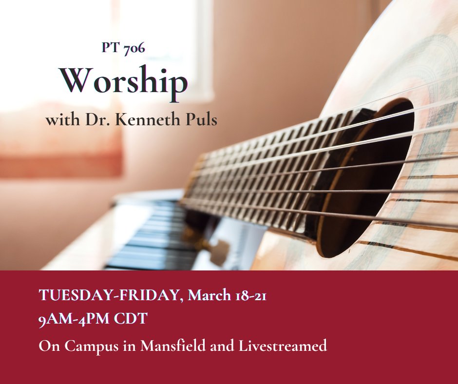 Reformed worship, theology, and practice will be examined in this intensive course. Register soon!
Check out Theology in Particular episodes 133, 134, 141, 143, to hear more from Dr. Puls.