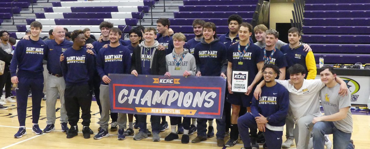 Kansas Collegiate Athletic Conference (@kcacsports) on Twitter photo ICYMI: Congratulations to <a href="/USM_Athletics/">USM Athletics</a> for taking home the 2025 KCAC Men's Wrestling Championship! #KCACwrestling
<a href="/NAIA/">NAIA</a> <a href="/kwcaonline/">Kansas Wrestling Coaches Association (KWCA)</a> <a href="/nwcawrestling/">NWCA</a> ICYMI: Congratulations to <a href="/USM_Athletics/">USM Athletics</a> for taking home the 2025 KCAC Men's Wrestling Championship! #KCACwrestling
<a href="/NAIA/">NAIA</a> <a href="/kwcaonline/">Kansas Wrestling Coaches Association (KWCA)</a> <a href="/nwcawrestling/">NWCA</a>
