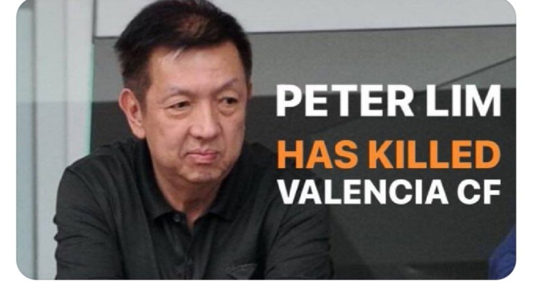IsabelVCF's tweet photo. Madre mía qué partido de fútbol, a ese deporte jugaba el @valenciacf hasta que a Peter Lim le dió la gana de destrozarlo todo.
No tiene perdón.
LIM GO HOME https://t.co/O8QT2x6Hko