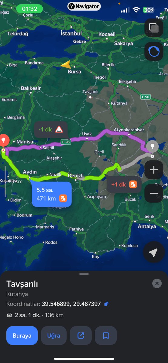 Merhaba, sabaha karşı izmirden  ıspartaya gitmem lazım, bu rotalardan hangisi  çift şerit, kar durumu gibi açılardan  daha güvenli tercih edilmeli?