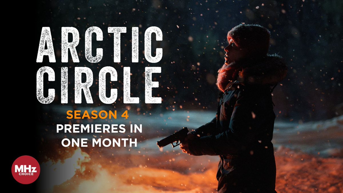 MHzChoice's tweet image. Bundle up! ARCTIC CIRCLE Season 4 premieres one month from today!

Stream the first three seasons of this hit Finnish crime drama on MHz Choice now: buff.ly/4kcDAZL
