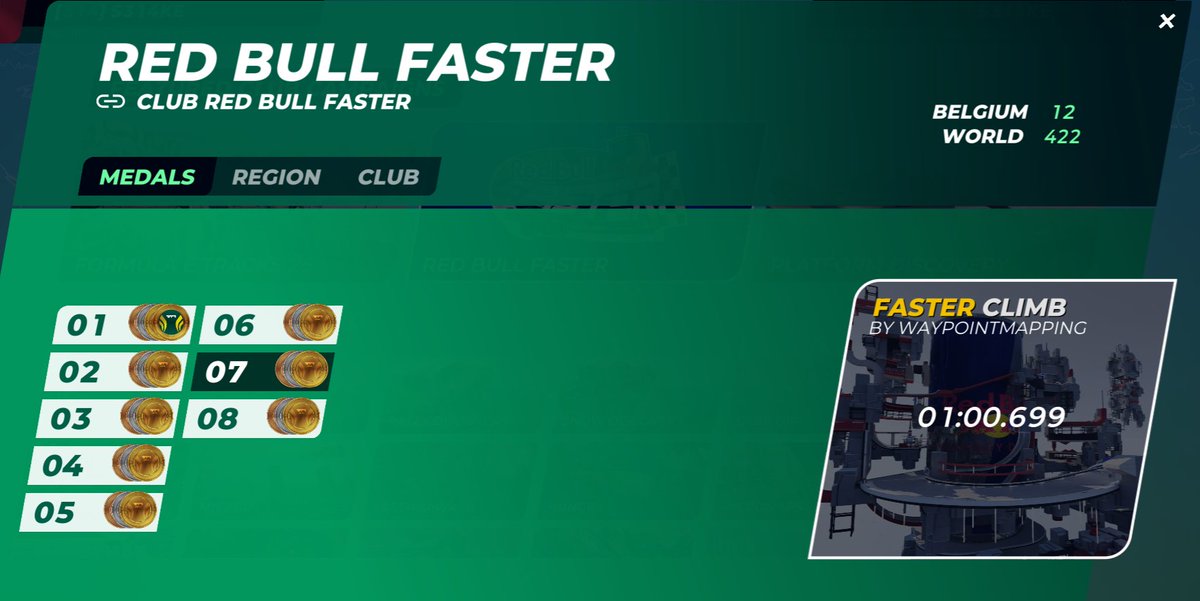 Today I got the last Red Bull Faster gold, on climb☺️
Nothing special, but for me it was a perfect challenge!