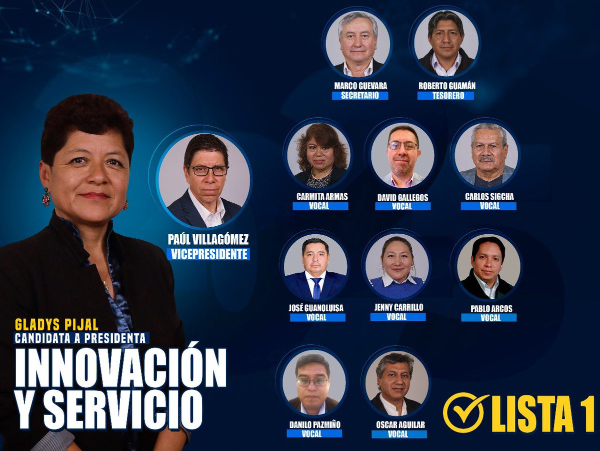 CIEEPI's tweet image. 💥 ¡Transformemos el CIEEPI! 💥
Lista 1: Innovación y Servicio para las elecciones 2025-2027.
🎯 Gestión financiera, proyectos clave ⚡, vinculación institucional 🏛️, ¡y más!
¡Un equipo comprometido con el cambio! 🙌

#Lista1 #CIEEPI2025 #InnovaciónYServicio #TrabajoEnEquipo