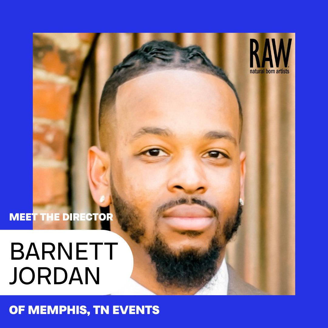 Meet Barnett Lee Jordan Jr., the licensee and showcase director for RAW Memphis, TN! Barnett Lee Jordan Jr. is attending Nossi College of Art &amp; Design for Illustration Technologies with a 4.0 GPA. 

We're excited to see the events he has planned for Memphis!