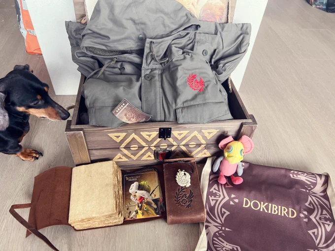 I was very surprised when  reached out to me because they wanted to send me the  limited creator merch kit for monster hunter wilds launch  Thank you so much for the opportunity, I was shocked to be picked for this 