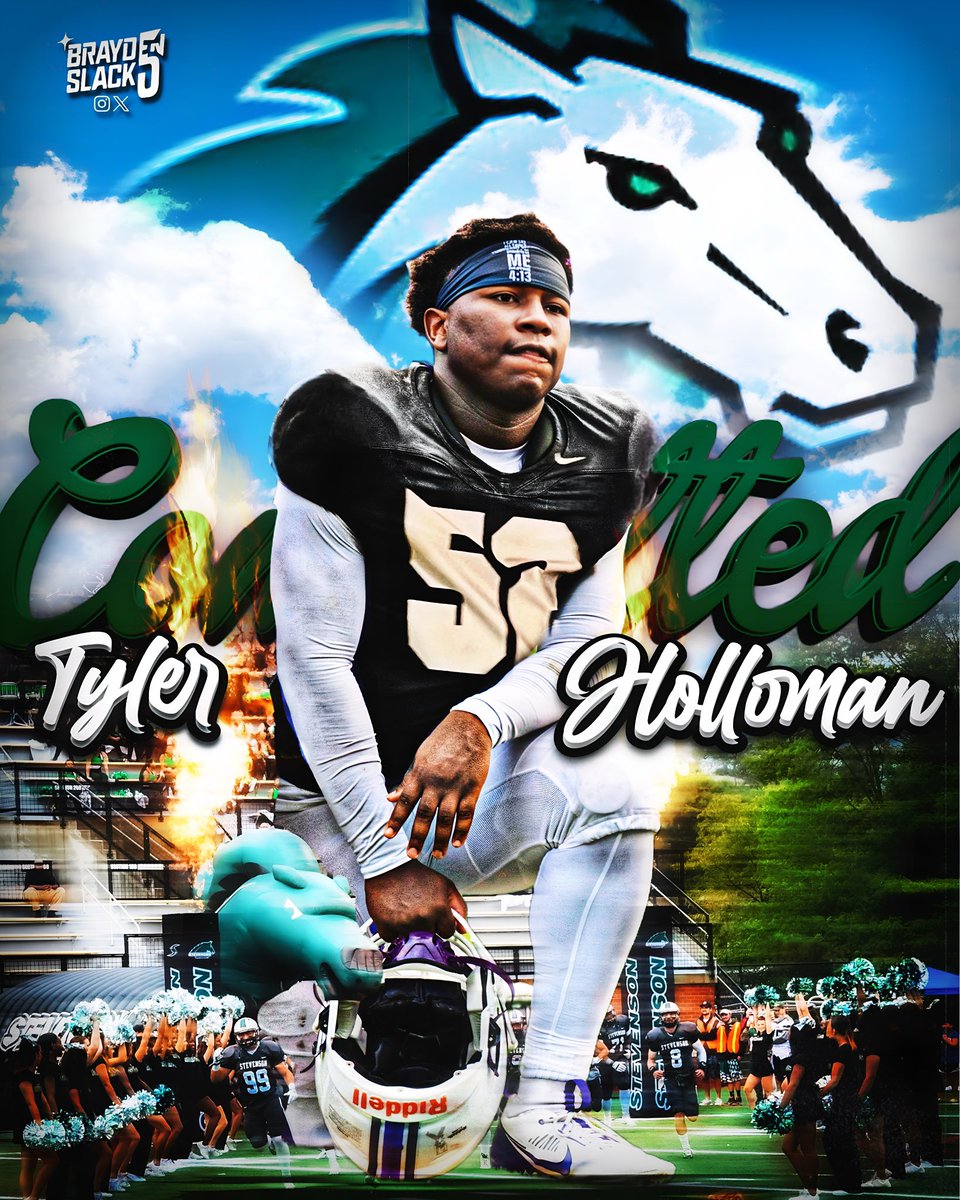 COMMITTED 🙏🏾💚🖤 <a href="/SUMustangFB/">Stevenson Football</a> <a href="/Coach_Hoeg/">Josh Hoeg</a> <a href="/MSJ_Football/">MoJo Football</a>