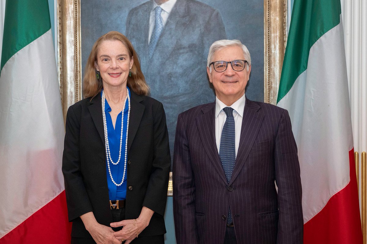 Lisa Kenna (@undersecstatep) on Twitter photo Great to meet today with Italian Political Director Pasquale Ferrara. I look forward to continuing our work together on shared priorities and pressing global challenges. <a href="/ItalyMFA/">Farnesina 🇮🇹</a> Great to meet today with Italian Political Director Pasquale Ferrara. I look forward to continuing our work together on shared priorities and pressing global challenges. <a href="/ItalyMFA/">Farnesina 🇮🇹</a>