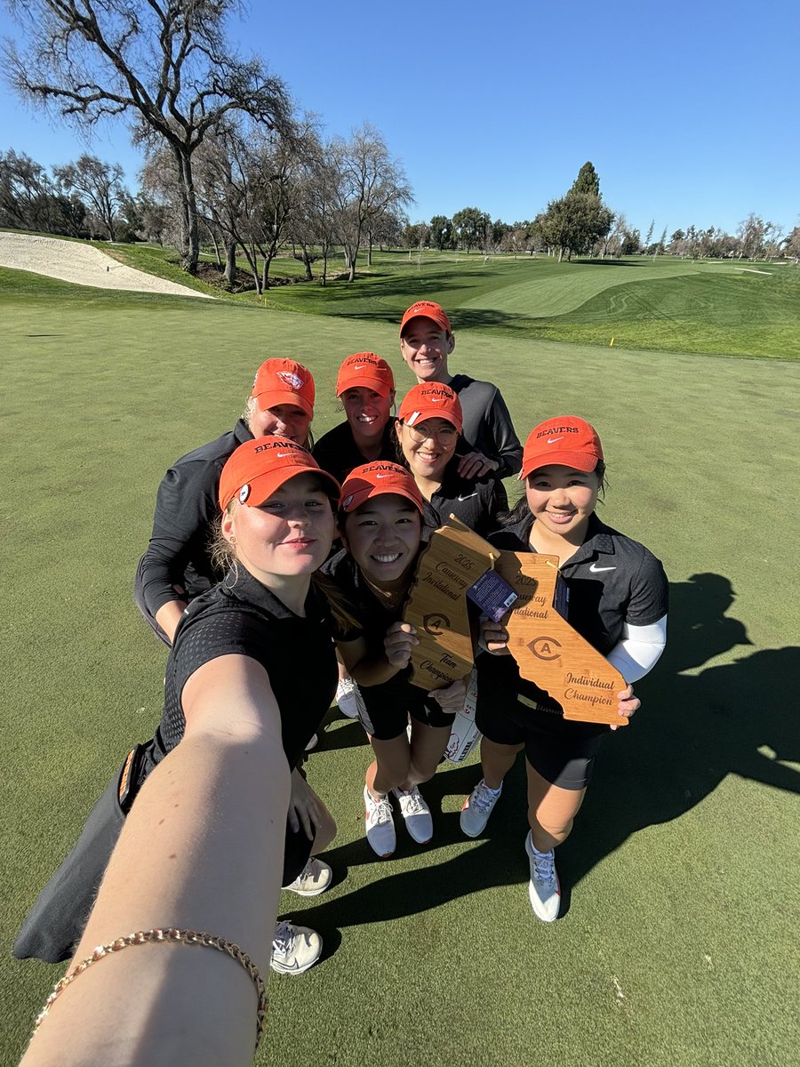 Team title 🏆 &amp; Individual Medalist 🥇

Its a sweep for @beaverwgolf at the Causeway Invitational! #GoBeavs