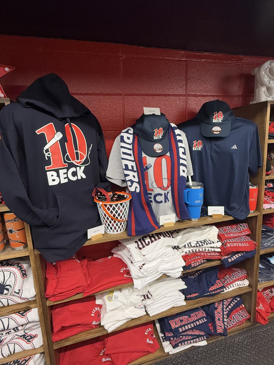 Spider fans - visit the SpiderShop location on the concourse tonight to pick up gear from the Spiders and the Greg Beckwith Foundation! 

#OneRichmond