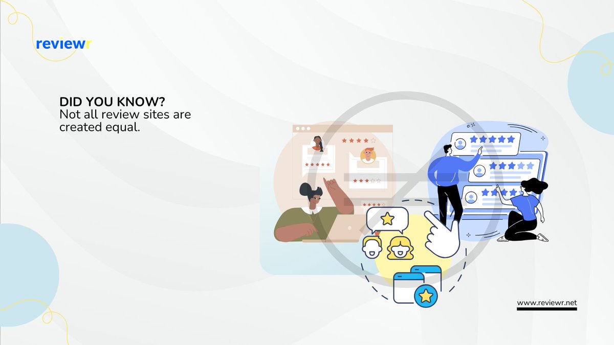 reviewrnet's tweet image. 📢 Did you know? Not all review sites offer the same value. Listing on the right platforms enhances credibility and visibility. Unsure where to begin?

Let Reviewr guide you to the best sites for maximum impact!

#ReputationBoost #GetNoticed #ReviewSitesMatter #VisibilityMatters