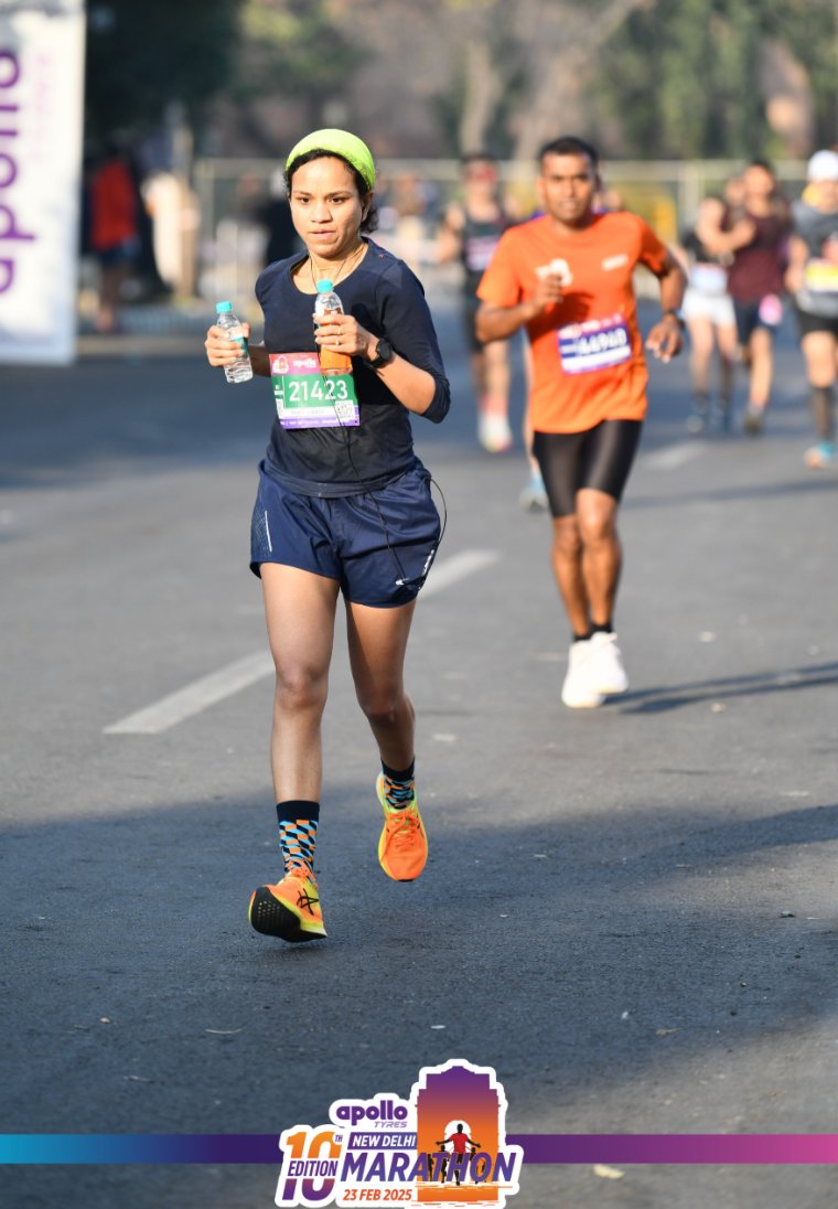 Celebrating Dilli ❤️🏃‍♀️ #NDM2025