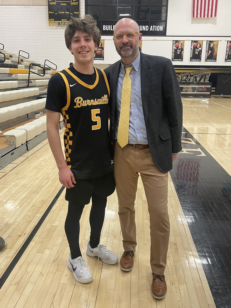 This kid has had the unenviable task of always having to play for his Dad. He is a tireless worker, dedicated teammate, and one helluva of leader, and can shoot it a bit too. I’m proud of all our seniors tonight, but permit the indulgence, I’m so, so proud of Soren on Sr Night.