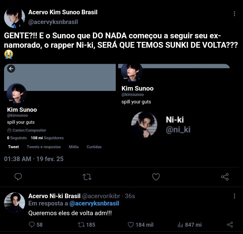 isunshineoo's tweet photo. me hackearam! • #sunki au

onde sunoo acaba seguindo seu ex sem querer e quando está prestes a dar unfollow seu celular descarrega, o deixando seguindo o ex-namorado por 1 hora. https://t.co/66umRqv823