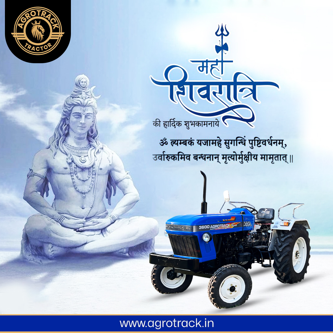 ATractors's tweet photo. "भोले के आशीर्वाद से ह��� खेत होगा हरा-भरा! 🚜🌿

महाशिवरात्रि के पावन अवसर पर, Agrotrack Tractor के साथ करें खेती में नई शुरुआत।
शिव कृपा से मेहनत का हर बीज बनेगा सफलता की फसल! 🙏✨
🚜 सशक्त किसान, समृद्ध भारत! 🚜

🔹 कम ईंधन, ज्यादा ताकत
🔹 हर मौसम में दमदार परफॉर्मेंस https://t.co/gEatE8E369
