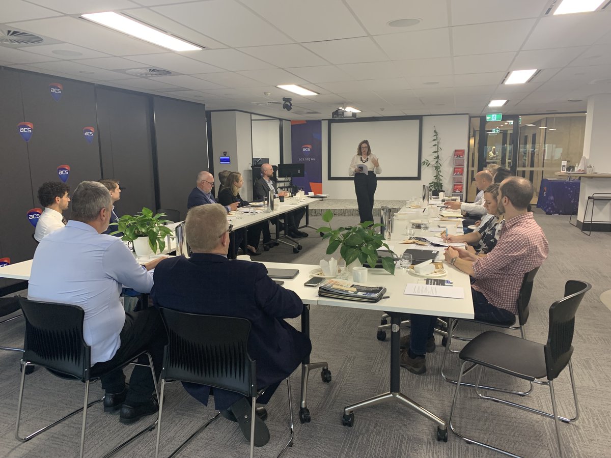 Thanks to <a href="/ACSnewsfeed/">ACS</a> for hosting a roundtable to discuss the importance of Australia leveraging more economic benefits from Government ICT procurement.

Read more: ter.li/d45h6n

#AustralianMade #LocalProcurement #AustralianGovernment