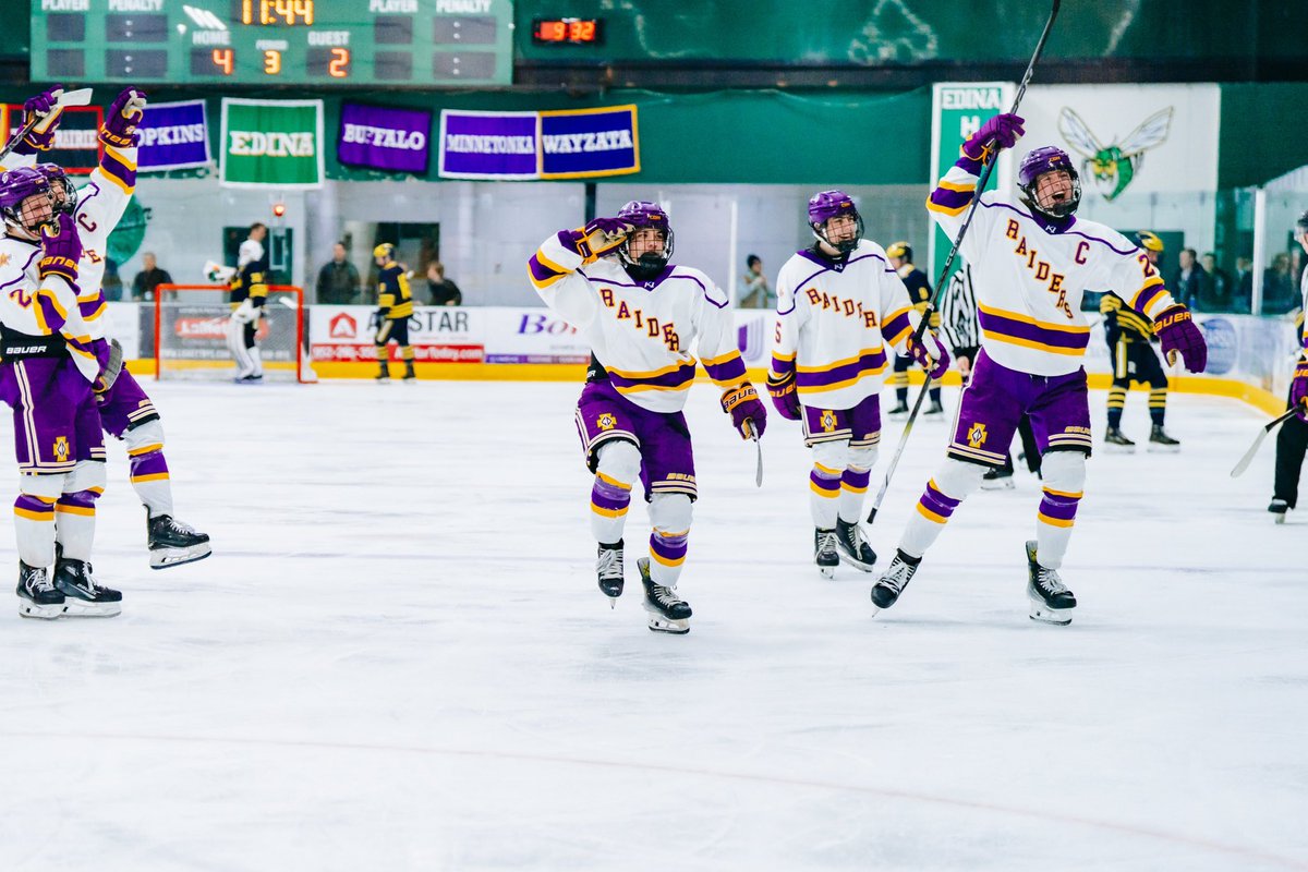 MNHockeyTV (@mnhockeytv) on Twitter photo FINAL
Cretin-Derham Hall 8, Rosemount 2
The Raiders score 8 unanswered to advance to the section final!
📸: <a href="/734_visuals/">Brianna Burnham</a> FINAL
Cretin-Derham Hall 8, Rosemount 2
The Raiders score 8 unanswered to advance to the section final!
📸: <a href="/734_visuals/">Brianna Burnham</a>