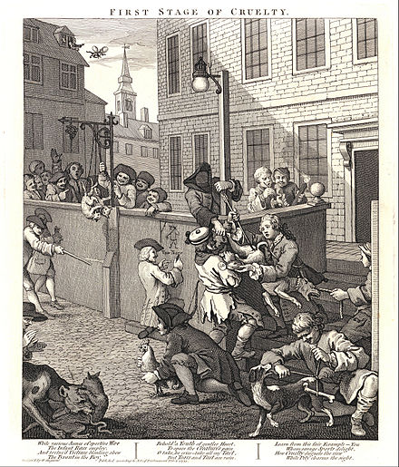 DiaryOfPepys's tweet photo. Tuesday 26 February 1661

(Shrove Tuesday). I left my wife in bed … I to Mrs. Turner’s, who I found busy with Theophila and Joyce making of things ready for fritters, so to Mr. Crew’s and there delivered Cotgrave’s Dictionary to my Lady Jemimah … Back to Mrs. Turner’s, where several friends, all strangers to me but Mr. Armiger, dined. Very merry and the best fritters that ever I eat in my life. After that looked out at window; saw the flinging at cocks. … went to Sir W. Batten to the Dolphin, where Mr. Newborne, &c., were, and there after a quart or two of wine, we home, and I to bed.

Jane Turner (b. Pepys, Pepys' cousin)

Shrove Tuesday is the term used in the United Kingdom, Ireland, and Australia to refer to the day after Shrove Monday.

Randle Cotgrave 
An English lexicographer who in 1611 compiled and published “A Dictionarie of the French and English Tongues,” a bilingual dictionary that represented a real breakthrough at the time and remains historically important.

Sir William Batten at The Dolphin (Tower St)

flinging at cocks
This was a Shrove Tuesday pastime in England. It  involved young men hurling sticks or stones at a tethered or confined rooster until it died. More than sport, it was a chaotic pre-Lent release, blending ritual and violence.

William Hogarth was an English painter, engraver, pictorial satirist, social critic, editorial cartoonist. He  is  shown below with his pug.  He published the well known “The Four Stages of Cruelty,” a series of four printed engravings (1751).

First stage of cruelty:  “Introduces Tom Nero, whose surname may have been inspired by the Roman Emperor of the same name or a contraction of "No hero," the boys in the foreground are throwing at a cock, the action takes place on Shrove Tuesday, the traditional day for cock-shying.”   In the 4th print (stage), Nero is found guilty of murder,  hanged and his body taken for the ignominious process of public dissection.  Wikipedia