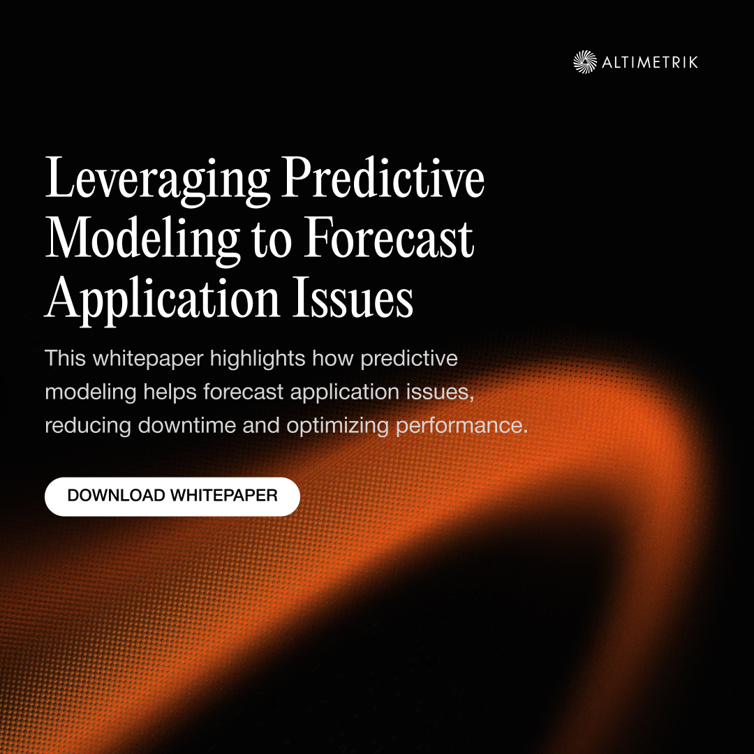 Predictive modeling is reshaping application performance! Forecast downtime, optimize resources, and enhance user experience. Stay ahead with AI-driven insights. Learn more from our latest whitepaper: altimetrik.com/white-papers/l…    
#AI #DigitalBusiness