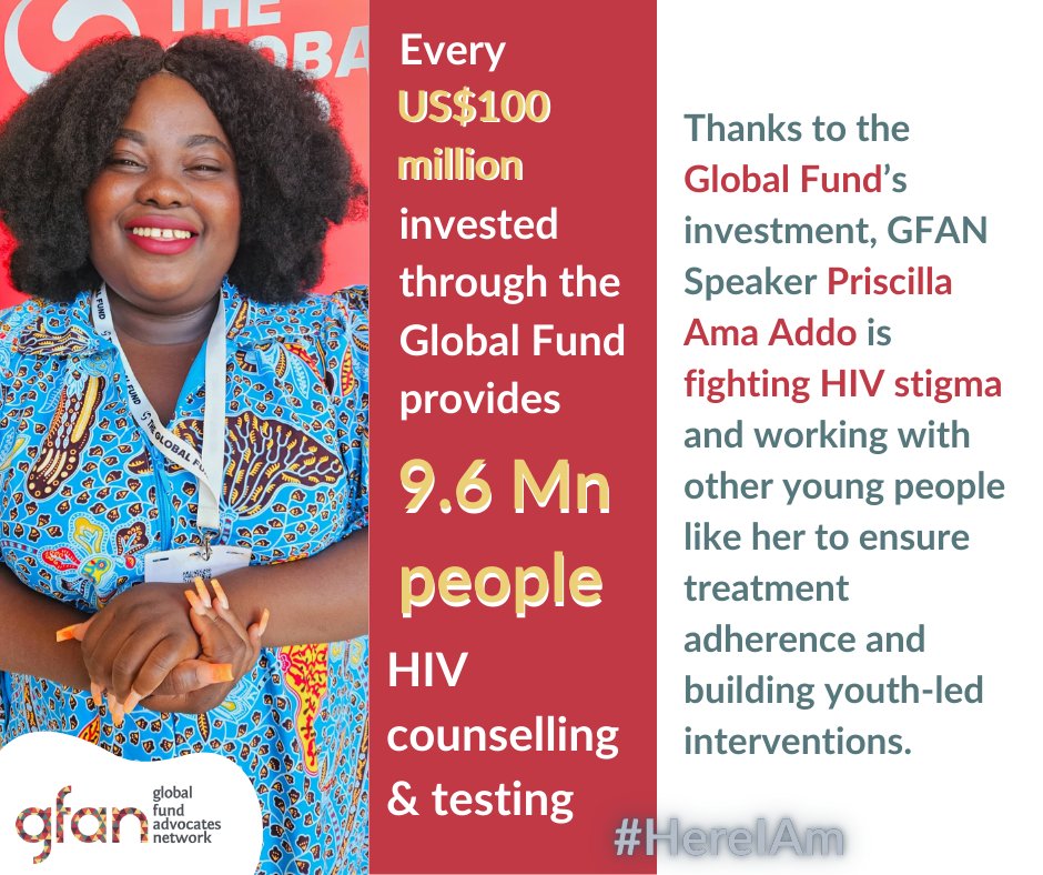 GlobalFundAdvocates (@gfadvocates) on Twitter photo The <a href="/GlobalFund/">The Global Fund</a> is a powerful tool in the fight for a healthier, more equitable future. Every investment is a step toward a world where diseases like HIV, TB, and malaria no longer claim lives. #HereIAm
@Esinam_wins 🙌
Learn more: theglobalfund.org/en/investment-… The <a href="/GlobalFund/">The Global Fund</a> is a powerful tool in the fight for a healthier, more equitable future. Every investment is a step toward a world where diseases like HIV, TB, and malaria no longer claim lives. #HereIAm
@Esinam_wins 🙌
Learn more: theglobalfund.org/en/investment-…
