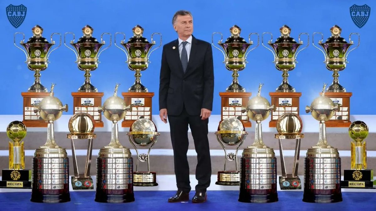 CanalCabj's tweet photo. #Macri tiene que volver a #BocaJuniors y  levanatar y llevar a la cima del mundo como lo llevo a #BocaJuniors #VolveMacri #CanalCabj #MundoBoca https://t.co/TWtaRJitlo