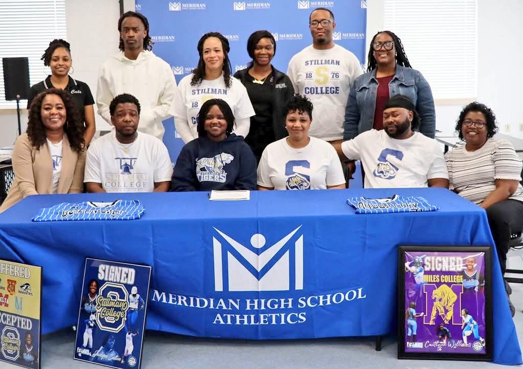 Jazlynn Sulton from Meridian High School, MS signed with Stillman College Softball