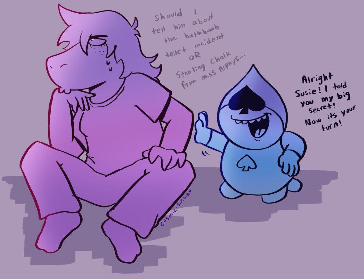 sleepover shenanigans 

[ #DELTARUNE ]