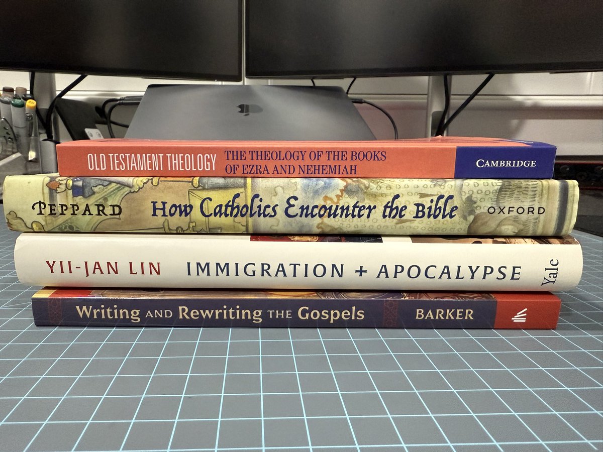 Dan McClellan (@maklelan) on Twitter photo Some lovely books I’m reading by <a href="/rogernamsays/">Roger Nam</a> <a href="/MichaelPeppard/">Michael Peppard</a> <a href="/janjancl/">Yii-Jan Lin</a> and James W. barker for upcoming interviews on the <a href="/data_over_dogma/">Data Over Dogma Podcast</a> podcast. If only my schedule weren’t such a mess. Some lovely books I’m reading by <a href="/rogernamsays/">Roger Nam</a> <a href="/MichaelPeppard/">Michael Peppard</a> <a href="/janjancl/">Yii-Jan Lin</a> and James W. barker for upcoming interviews on the <a href="/data_over_dogma/">Data Over Dogma Podcast</a> podcast. If only my schedule weren’t such a mess.