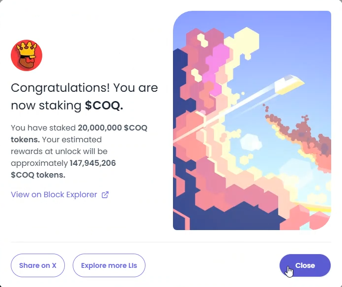 dawz9's tweet photo. finally got my $coqinu @GoGoPool_ and it feels sooo good!
glad to be apart of this monumental moment in the evolution of digital assets and to help secure what it is to become one of the greatest L1 block chains ever built!
#coqnet $coqinu #avax 🔺 https://t.co/qrnfeOh1Qk