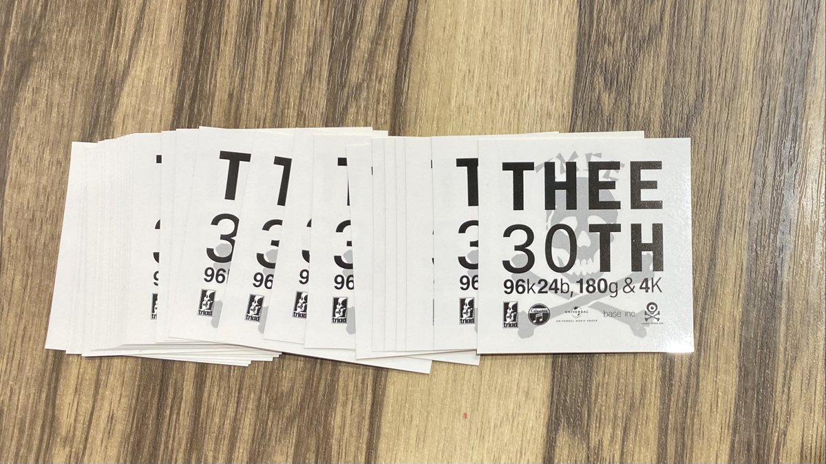 本日よりレジカウンター前にて、THEE MICHELLE GUN ELEPHANTデビュー30