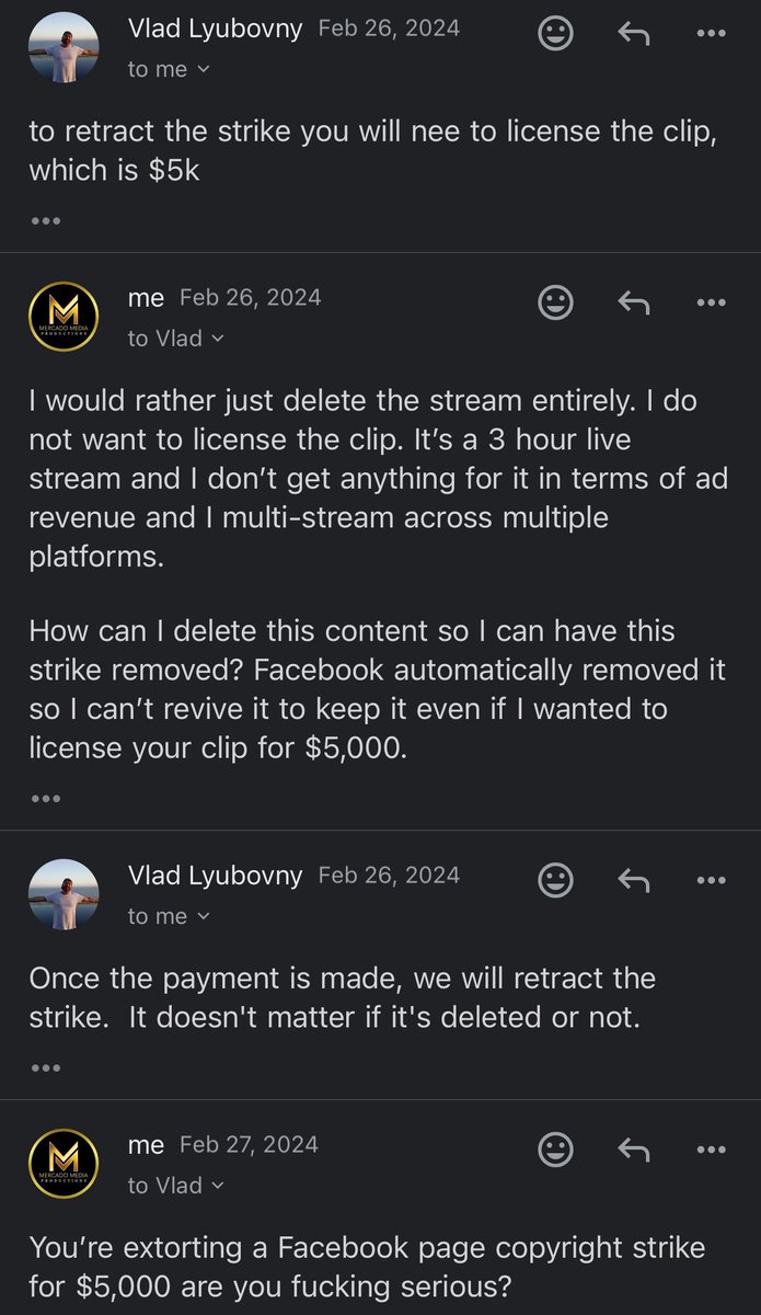 After a year of trying to extort me for $5,000 off a copyright claim - This bum <a href="/djvlad/">DJ Vlad</a> time has expired and the strike has been completely removed from my page ☺️

DJ Vlad 🖕