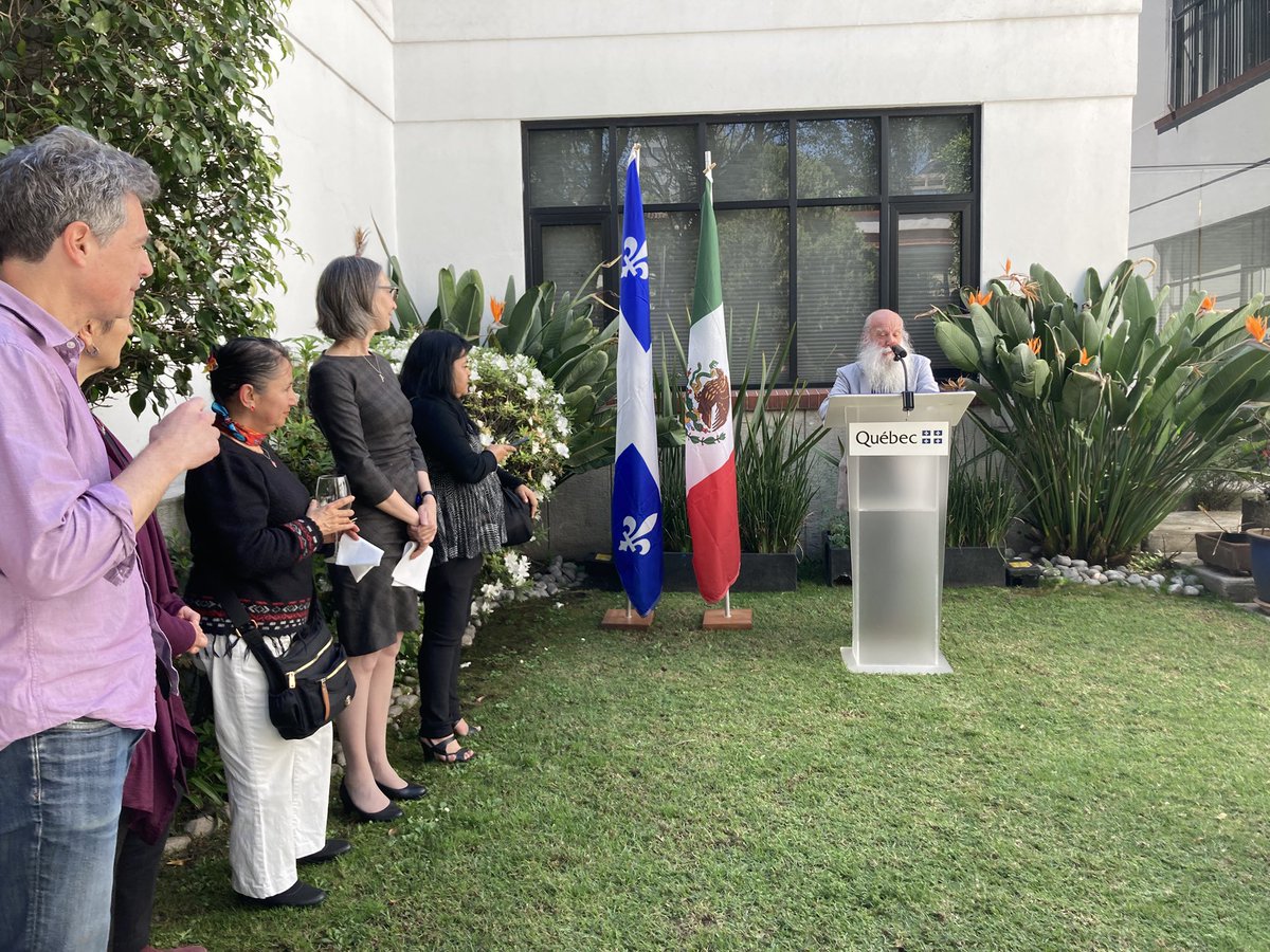 ¡Gracias a todos los amigos, socios y aliados de Québec que nos acompañaron hoy para subrayar el décimo aniversario del festival <a href="/QUEBECINE/">Muestra de cine de Quebec</a>! ⚜️🇲🇽🎥🤩 ¡Les esperamos en la <a href="/CinetecaMexico/">Cineteca Nacional</a> hasta el 2 de marzo!