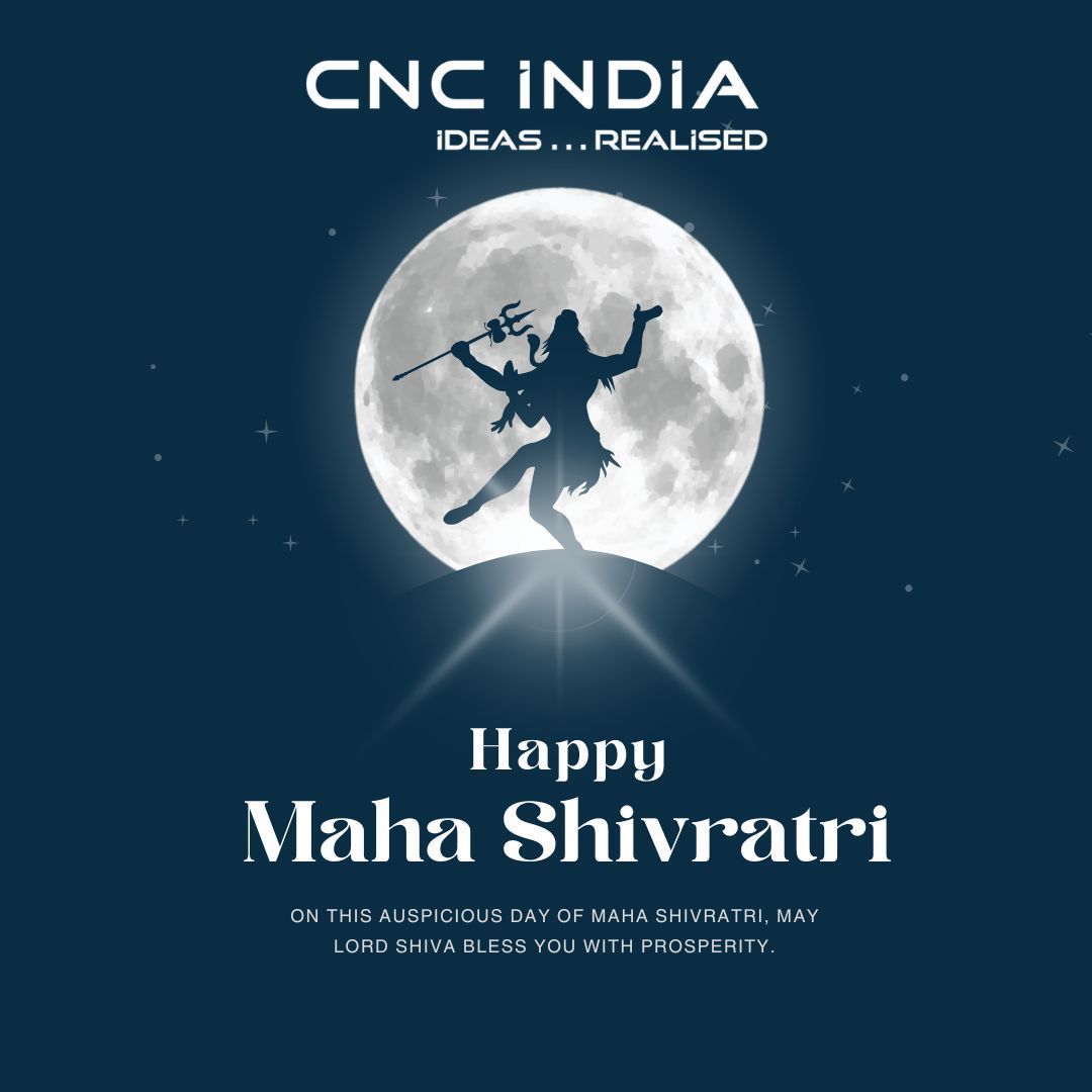 CNCIndia3's tweet photo. "May the power of Lord Shiva inspire you to achieve great heights! CNC India wishes you and your family a joyful and blessed Mahashivaratri! Om Namah Shivaya! 🌙✨" 

#cnc-india https://t.co/DT7sT1duan