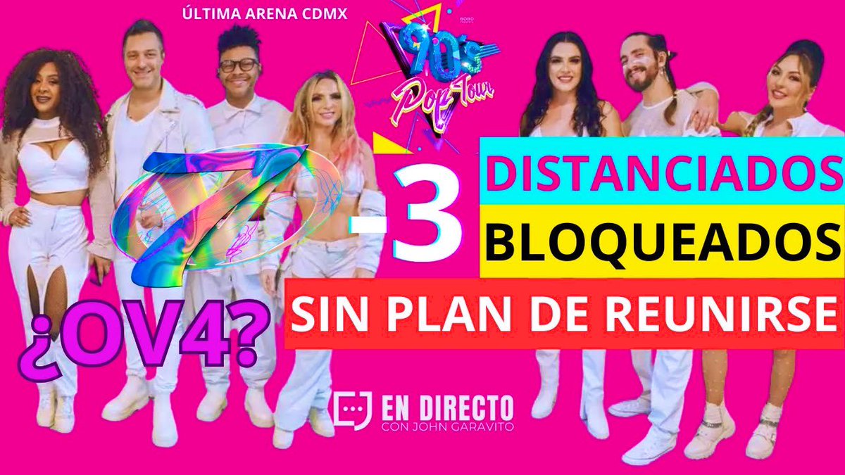 johngaravito's tweet photo. 😱 #OV7 DISTANCIADOS, BLOQUEADOS Y SIN PLAN DE REUNIRSE en #OV4 #Ari #Erika #MBALIA y #Kalimba en #90sPopTour ÚLTIMA##ARENACDMX
MIRA LO QUE DIJERON 👉🏽 https://t.co/BxdFtKOfer vía @YouTube https://t.co/QmpBFyxbH7