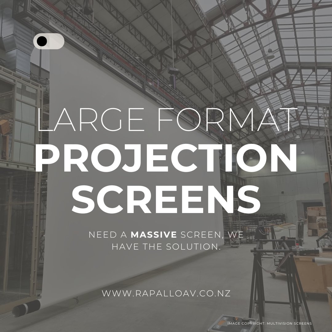 rapalloAV's tweet photo. #ProjectHighlight #Projection #Screen
For a recent project, we worked with a supplier to deliver a 15m x 3m in-ceiling motorised screen.
Contact us to find out more.
#RapalloAV
#ProjectionScreen #InCeilingScreen #LargeFormatDisplay #ScreenInstallation #AVIntegration https://t.co/fyNjEVIdbl
