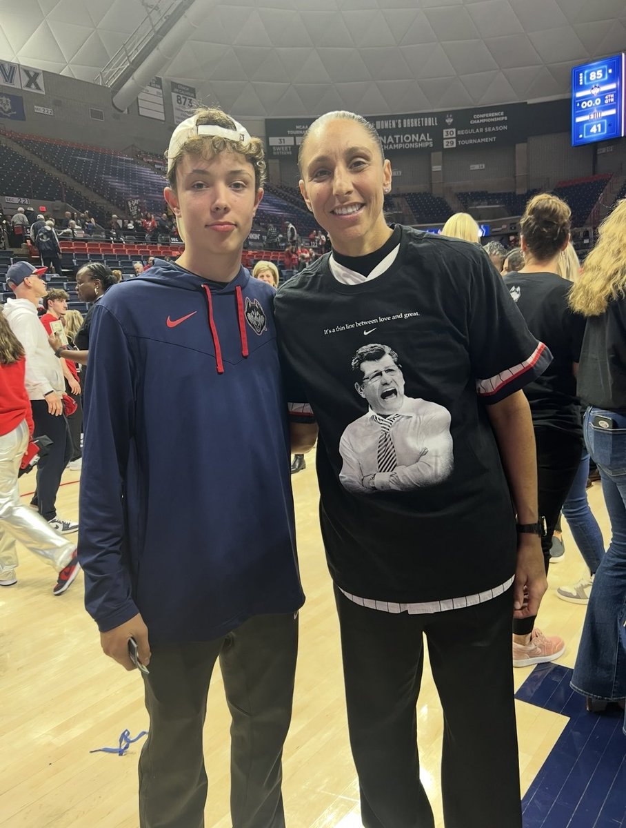 When you have your son asking if he could meet her then you know she has left her mark on ALL basketball players!