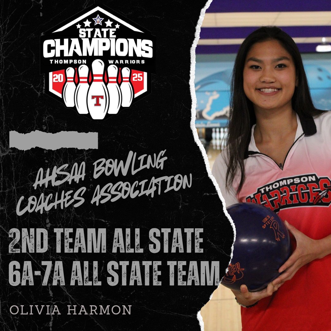 Congratulations to our team members recognized by the AHSAA Bowling Coaches Association this season!