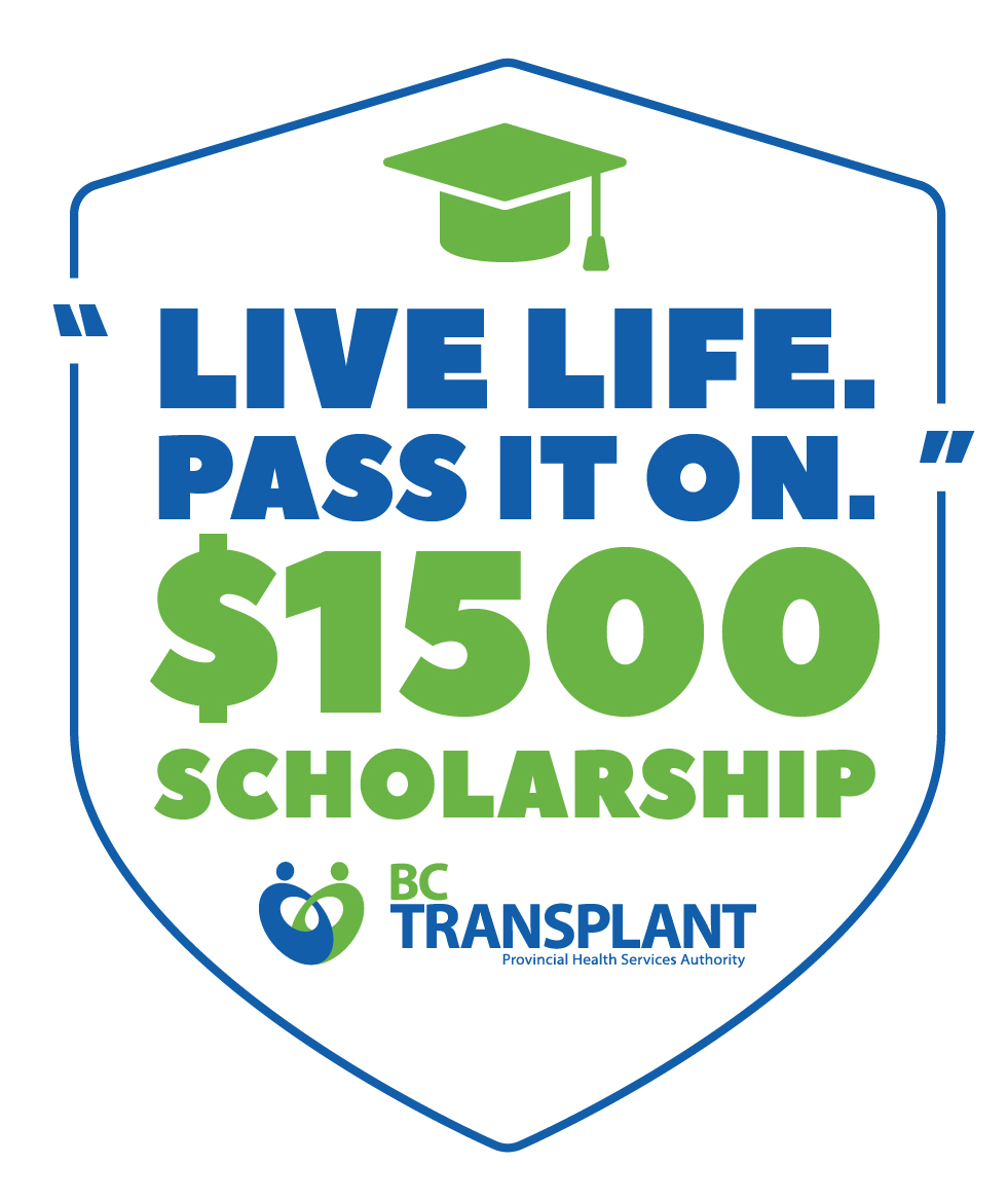 BCT will award 4 “Live Life. Pass It On.” scholarships to students in grades 10-12 who organize an organ donation awareness campaign in their school/communities. This year we have a new scholarship category! A TEAM scholarship will be offered. Learn more: ow.ly/TuI750V6A73