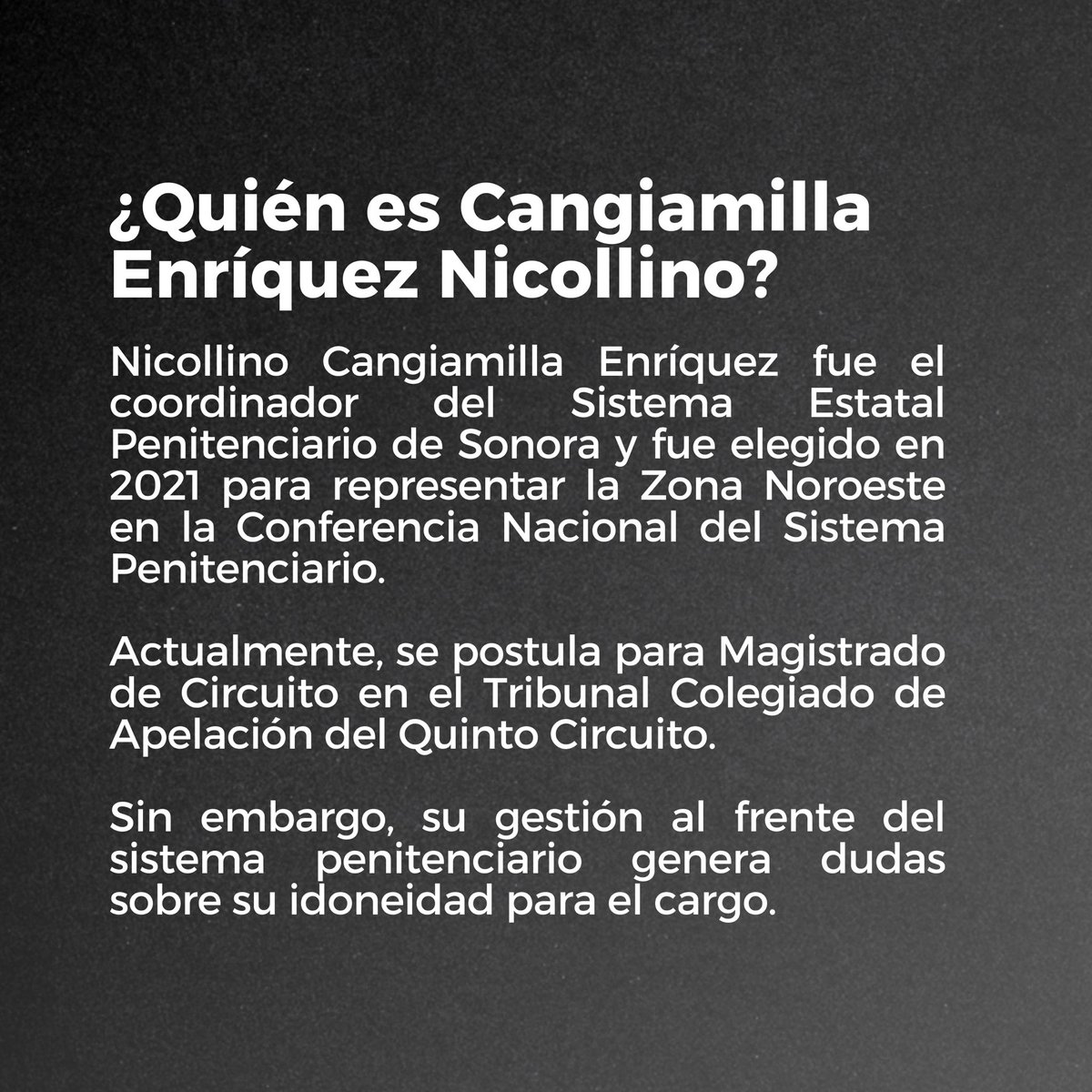 niunamashmo's tweet photo. 🔥🔥🔥 NICOLLINO CANGIAMILLA NO SERÁS MAGISTRADO 🔥🔥🔥

Nos pueden borrar las publicaciones, pero no van a borrar la verdad. Pueden silenciar a los medios y comprar la justicia, pero no pueden tapar el sol con un dedo.

1/4 https://t.co/a2fP6FGfR9