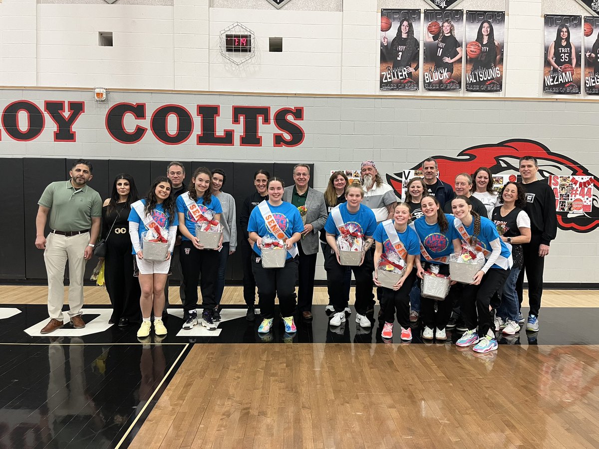 Kerry Brennan (@kerry_brennan4) on Twitter photo It’s Senior Night here at Troy High as our <a href="/TroyColtsGBB/">Troy Girls Basketball</a> squad takes on Rochester.
We ❤️ Our Seniors—Go Colts!
#WeAreTC It’s Senior Night here at Troy High as our <a href="/TroyColtsGBB/">Troy Girls Basketball</a> squad takes on Rochester.
We ❤️ Our Seniors—Go Colts!
#WeAreTC