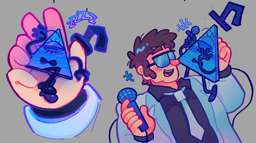 targetcore's tweet photo. reverse falls doodles…. imagine im twiddling my thumbs https://t.co/wp6KPiarOK