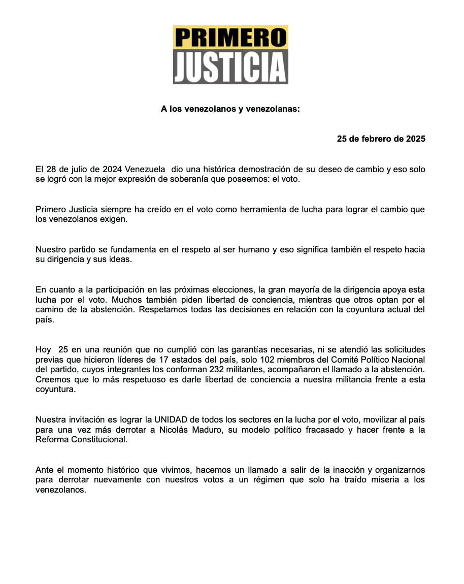 hcapriles's tweet photo. En el texto, nada más poderoso que la verdad y respetar el pensamiento de una dirigencia y militancia que tiene criterio, que tiene vocación democrática y que no claudica en la búsqueda del cambio de nuestra Venezuela https://t.co/HyQWTX8Rw1