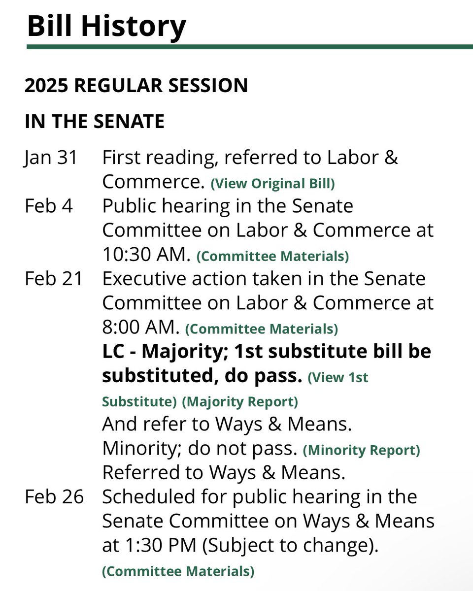 Well this is interesting. SB 5626 if passed gives illegal immigrants wage replacement who don’t qualify for unemployment insurance. Hearing is tomorrow. 

Link to the bill: lawfilesext.leg.wa.gov/biennium/2025-…

Link to oppose: app.leg.wa.gov/csi/Testifier/…